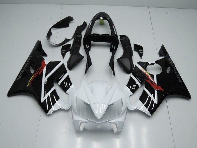 Noir Blanc Carénage Moto CBR 600 F4i 2001-2003