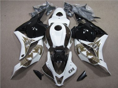 Noir Blanc Carénage Moto CBR 600 RR 2009-2012