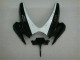 Noir Blanc Carénage Moto GSXR 600 / 750 K6 2006-2007