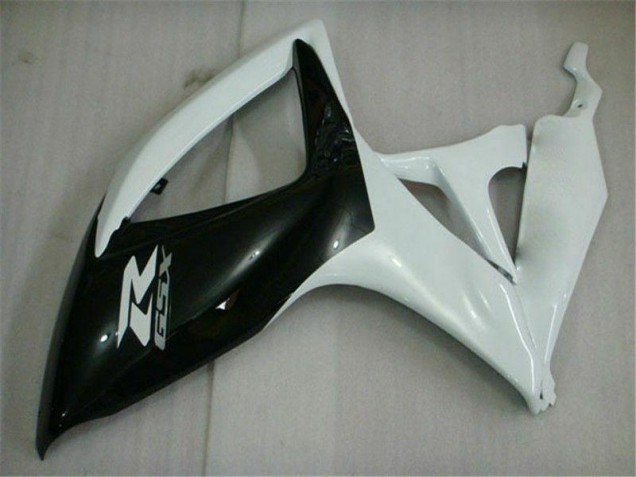Noir Blanc Carénage Moto GSXR 600 / 750 K6 2006-2007