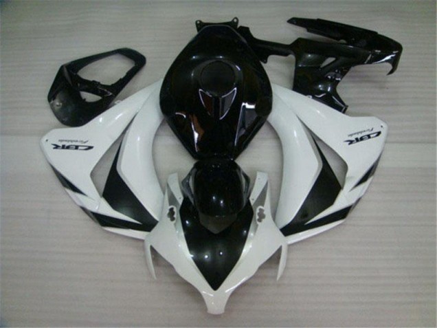 Noir Blanc Carénages Moto CBR 1000 RR 2008-2011