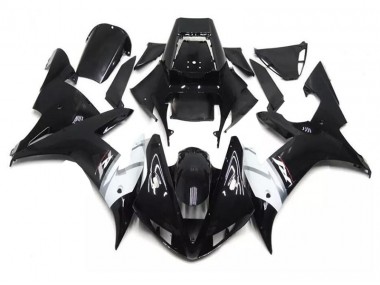 Noir Blanc Carénages Moto R1 2002-2003