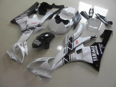 Noir Blanc Carénages Moto R6 2006-2007