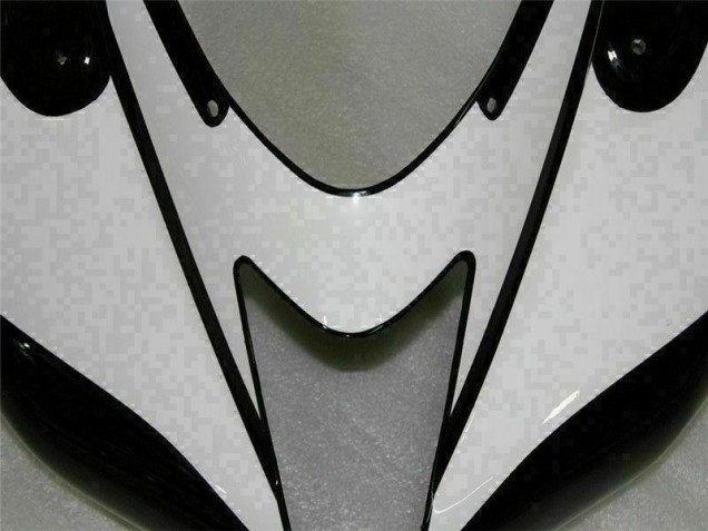 Noir Blanc Carénages Moto ZX6R 2007-2008