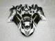 Noir Blanc Carénages Moto ZX6R 2007-2008