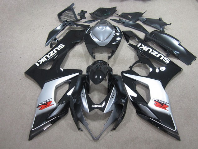 Noir Blanc Décalque Carénage Moto GSXR 1000 K5 2005-2006