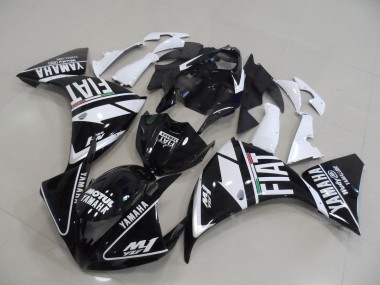 Noir Blanc Fiat Carénages Moto R1 2012-2014