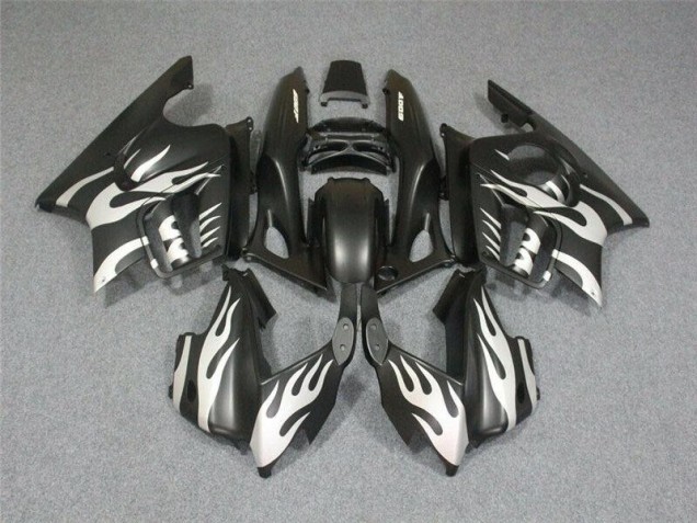 Noir Blanc Flamme Carénage Moto CBR 600 F3 1995-1998 Noir Blanc Flamme Carénage Moto CBR 600 F3 1995-1998
