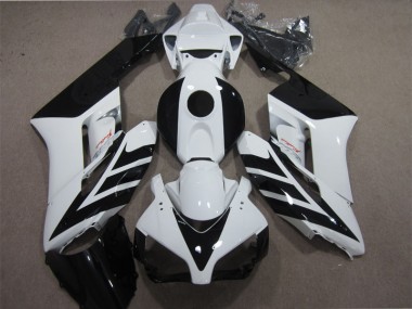 Noir Blanc Kit Carénages Motos Complet CBR 1000 RR 2004-2005