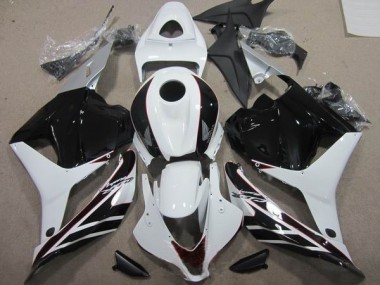 Noir Blanc Kit Carénages Motos Complet CBR 600 RR 2009-2012