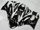 Noir Blanc Ninja Carénage Moto ZX6R 2009-2012 Noir Blanc Ninja Carénage Moto ZX6R 2009-2012