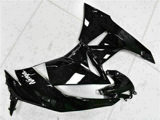 Noir Blanc Ninja Carénage Moto ZX6R 2009-2012 Noir Blanc Ninja Carénage Moto ZX6R 2009-2012