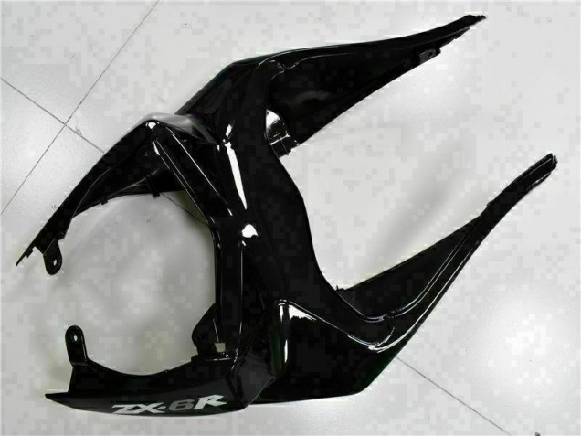 Noir Blanc Ninja Carénage Moto ZX6R 2009-2012 Noir Blanc Ninja Carénage Moto ZX6R 2009-2012