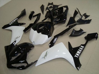 Noir Blanc Or Carénage Moto R1 2007-2008