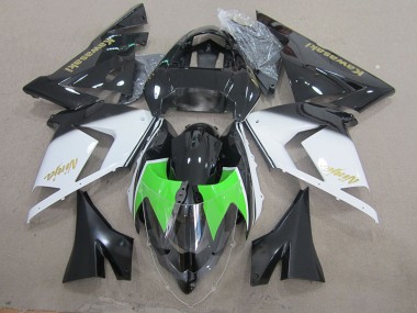 Noir Blanc Or Ninja Carénage Moto ZX10R 2003-2005