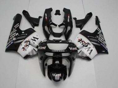 Noir Blanc West Carénage Moto ZX9R 1994-1997