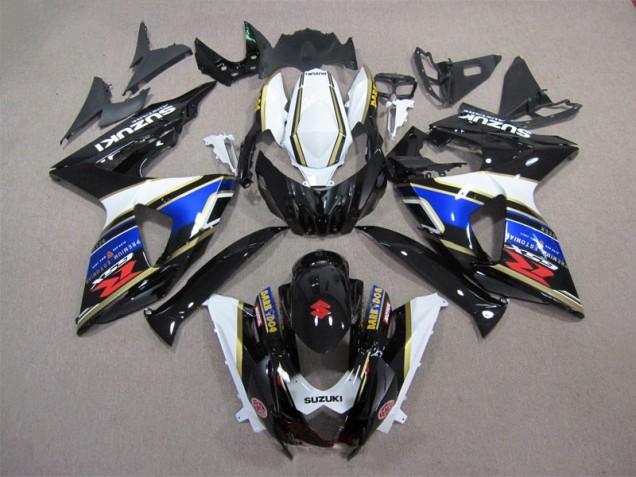 Noir Bleu Blanc Dark Dog Carénage Moto GSXR 1000 K9 2009-2016