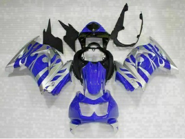 Noir Bleu Carénage Moto EX250 2008-2012