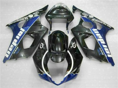 Noir Bleu Carénage Moto GSXR 1000 K3 2003-2004
