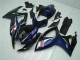 Noir Bleu Carénage Moto GSXR 600 / 750 K6 2006-2007 Noir Bleu Carénage Moto GSXR 600 / 750 K6 2006-2007