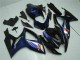 Noir Bleu Carénage Moto GSXR 600 / 750 K6 2006-2007 Noir Bleu Carénage Moto GSXR 600 / 750 K6 2006-2007