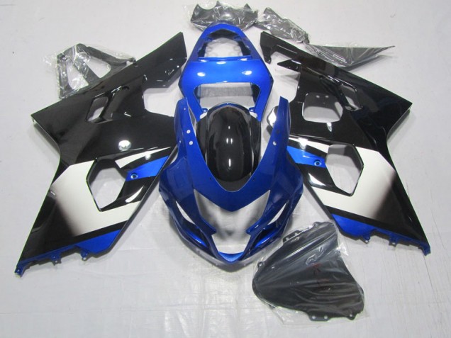 Noir Bleu Carénage Moto GSXR 600 K4 2004-2005