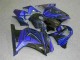 Noir Bleu Carénages Moto EX250 2008-2012 Noir Bleu Carénages Moto EX250 2008-2012