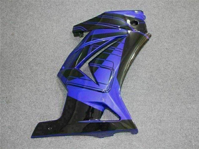 Noir Bleu Carénages Moto EX250 2008-2012 Noir Bleu Carénages Moto EX250 2008-2012