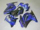 Noir Bleu Carénages Moto EX250 2008-2012 Noir Bleu Carénages Moto EX250 2008-2012