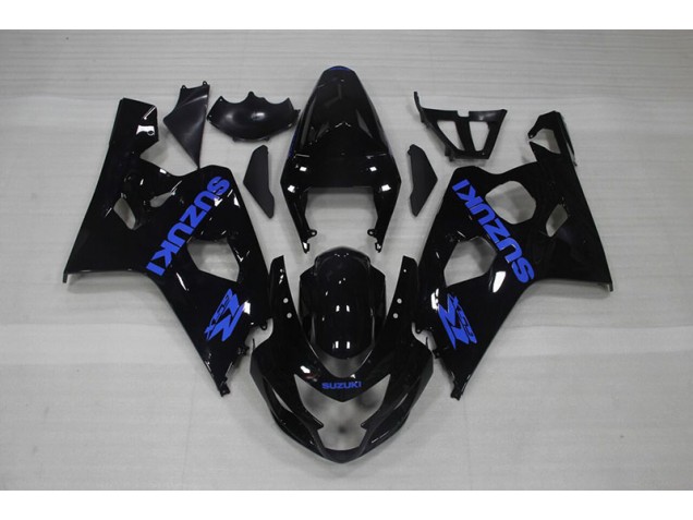 Noir Bleu Décalque Carénage Moto GSXR 750 K4 2004-2005