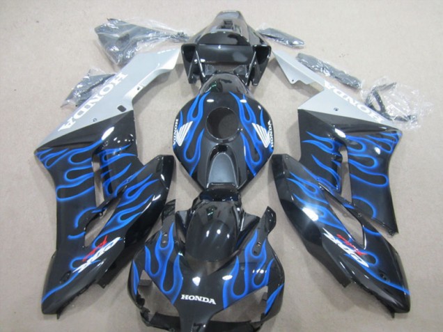 Noir Bleu Flamme Carénage Moto CBR 1000 RR 2004-2005 Noir Bleu Flamme Carénage Moto CBR 1000 RR 2004-2005