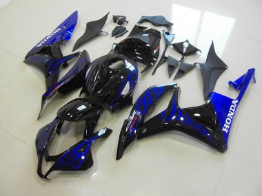 Noir Bleu Flamme Carénage Moto CBR 600 RR 2007-2008