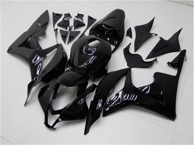 Noir Brillant Carénage Moto CBR 600 RR 2007-2008 Noir Brillant Carénage Moto CBR 600 RR 2007-2008