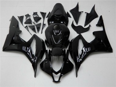 Noir Brillant Carénage Moto CBR 600 RR 2007-2008