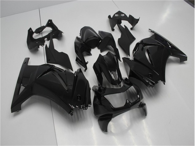 Noir Brillant Carénage Moto EX250 2008-2012