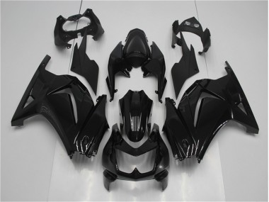 Noir Brillant Carénage Moto EX250 2008-2012