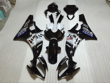 Noir Brillant Carénage Moto R6 2006-2007