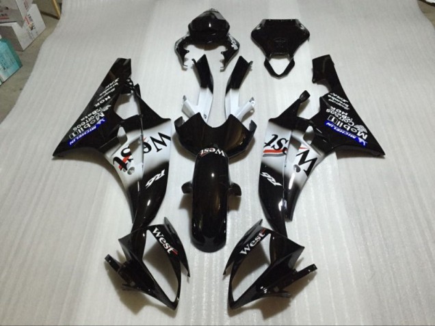 Noir Brillant Carénage Moto R6 2006-2007 Noir Brillant Carénage Moto R6 2006-2007