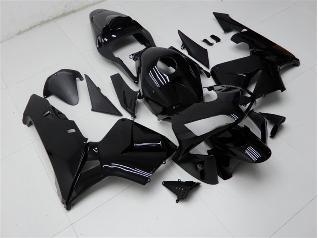 Noir Brillant Carénages Moto CBR 600 RR 2003-2004 Noir Brillant Carénages Moto CBR 600 RR 2003-2004