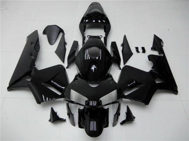 Noir Brillant Carénages Moto CBR 600 RR 2003-2004 Noir Brillant Carénages Moto CBR 600 RR 2003-2004