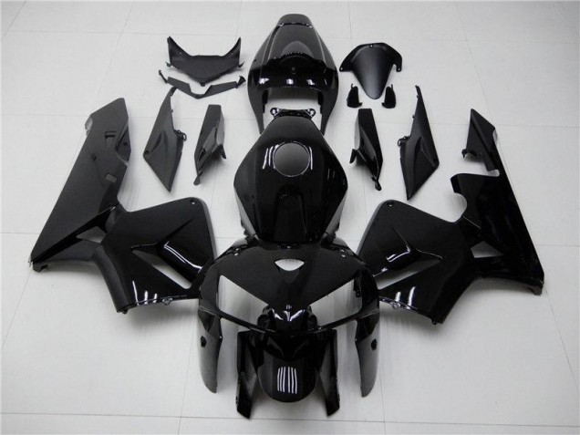 Noir Brillant Carénages Moto CBR 600 RR 2005-2006 Noir Brillant Carénages Moto CBR 600 RR 2005-2006