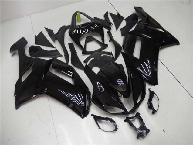 Noir Brillant Carénages Moto ZX6R 2007-2008
