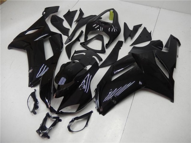 Noir Brillant Carénages Moto ZX6R 2007-2008