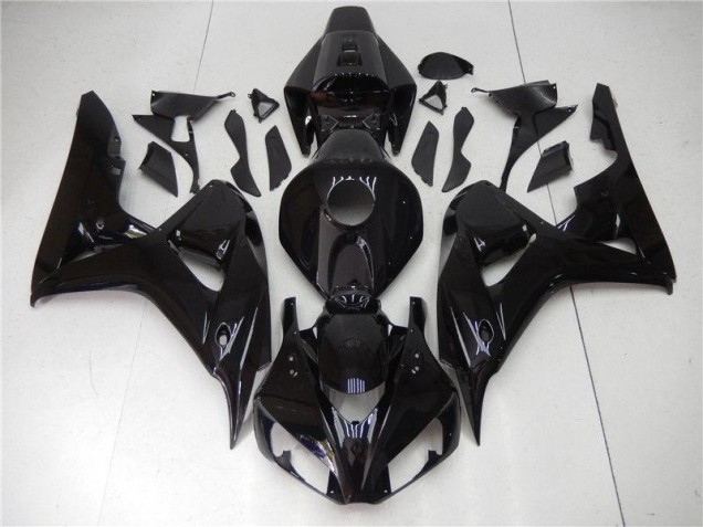 Noir Brillant Carrosserie Moto CBR 1000 RR 2006-2007 Noir Brillant Carrosserie Moto CBR 1000 RR 2006-2007