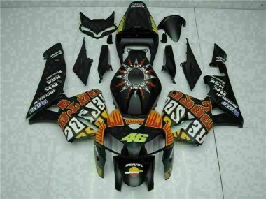 Noir Carénage Moto ABS CBR 600 RR 2005-2006