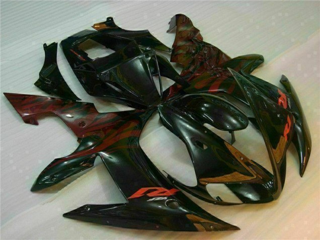 Noir Carénage Moto ABS R1 2002-2003