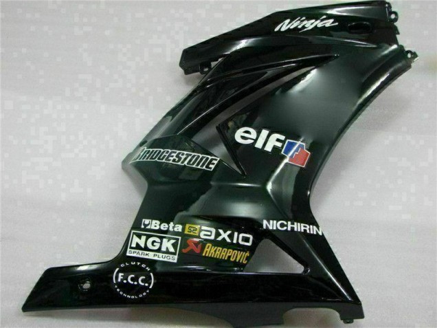 Noir Carénage Moto EX250 2008-2012