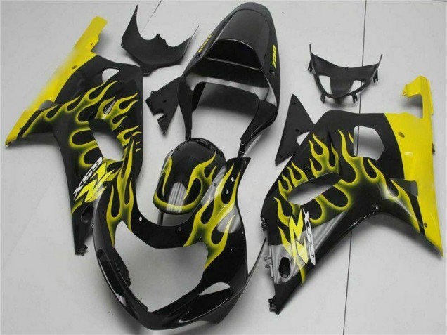 Noir Carénage Moto GSXR 600 / 750 K1 K2 K3 2001-2003