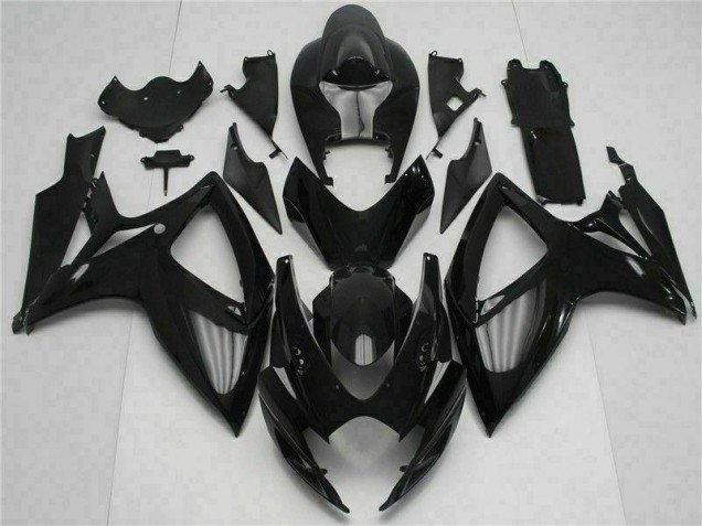 Noir Carénage Moto de Rechange GSXR 600 / 750 K6 2006-2007