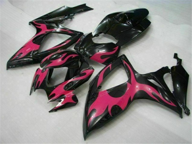 Noir Carrosserie Moto GSXR 600 / 750 K6 2006-2007 Noir Carrosserie Moto GSXR 600 / 750 K6 2006-2007